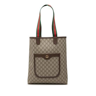 Gucci Pre-owned Gucci GG Supreme Web Ophidia Tote Unisex 42AMMC7PXUOHIDK2