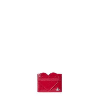 Vivienne Westwood Portacarte a forma di cuore - - Accessories - Donna - Rosso - ONE SIZE