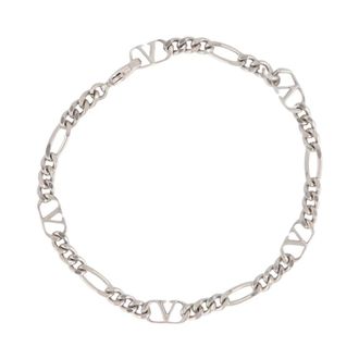 Valentino Garavani VLogo Signature Armband - Heren - Armbanden - Grijs - L - Accessoires