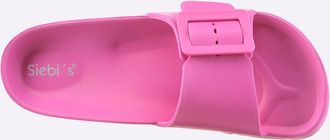 Siebi&acute;s Badepantolette SIEBIS, Damen, Gr. 37, pink, Synthetik, Schuhe Badepantolette