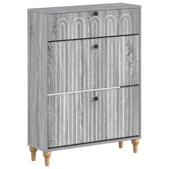 vidaXL Armario Zapatero Alkmaar 78 X 24 X 103 Cm Madera De Ingenier&iacute;a Vidaxl