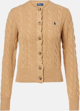 Polo Ralph Lauren Cardigan in lana e cashmere a trecce