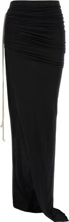 Rick Owens Cotton Mini Womens Skirt