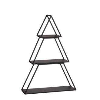 MiCa Decorations Soporte de niveles negro h71xb14xl50cm