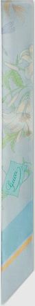Gucci Printed Silk Ribbon, Blue, Silk