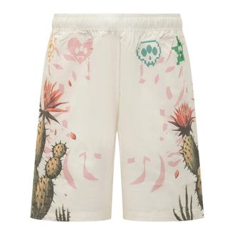 Barrow Beachwear, male, Beige, Size: M Popeline Shorts