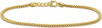 Amour 1.85mm Franco Link Bracelet In 10K Yellow Gold, 7.25 In
