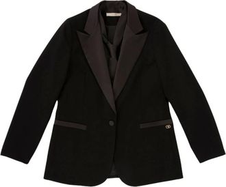 Yes-Zee Giacca dritta monopetto - - Jackets - Donna - Nero - S