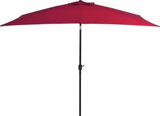 vidaXL Sombrilla De Jard&iacute;n Con Palo De Metal Rojo Burdeos 300x200 Cm Vidaxl