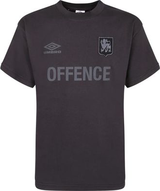 Umbro T-shirt met logo-opdruk - Heren - Sportshirts - Zwart - S - Katoen - Fitness