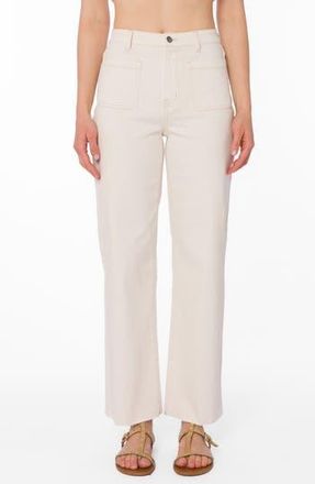 Velvet Heart Kera High Waist Wide Leg Jeans in Ecru at Nordstrom Rack, Size 29