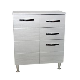 OEM Base Con 2 Puertas Y 2 Cajones Cm.66 X 33 X 80h Blanco