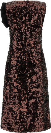 Ganni Sequin Embellished Dress - Black