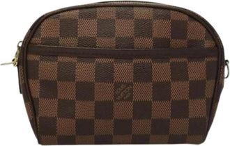 Louis Vuitton Pre-owned Cross Body Bags, female, Brown, Size: ONE SIZE Pre-owned Canvas Crossbody Bag