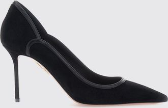 Aquazzura Plush Suede Pumps with High Stiletto Heel