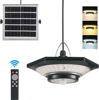 OEM L&aacute;mpara De Ara&ntilde;a Solar Exterior Ulisem De 6 Lados, Resistente Al Agua Ip65, Con Mando A Distancia, Led, Para Patio, Jard&iacute;n, Pasillo, Dise&ntilde;o Moderno