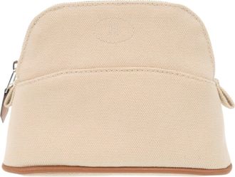Herm&egrave;s Natural Cotton Pouch (Pre-Owned)