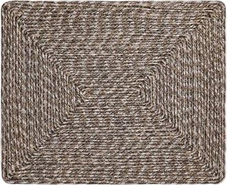Blue Pheasant Atticus Rectangular Espresso Placemat - Set Of 4 In Jute