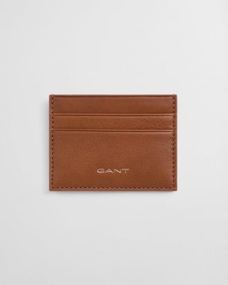 GANT Men Leather Card Holder (ONE SIZE) COGNAC
