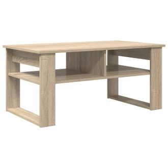 vidaXL Mesa De Caf&eacute; Roble Sonoma 96 X 54 X 44 Cm Madera De Ingenier&iacute;a Vidaxl