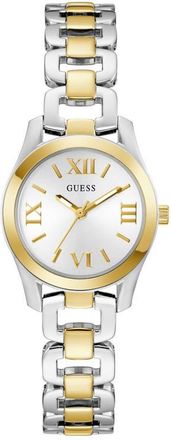 Guess Veda Two-Tone Bracelet Watch, 28mm in Silver at Nordstrom