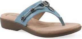 White Mountain Bainah Thong Sandal in Turquoise/Woven at Nordstrom Rack, Size 7.5