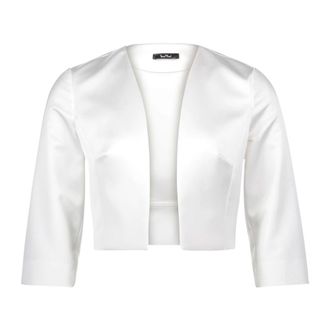 Vera Mont Dames, Jassen, Wit, Maat: 4XL Satijn