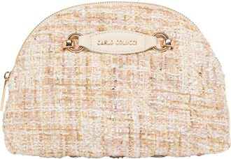 Carlo Colucci Toiletzak - Dames - Toilettassen - Beige - ONE Size - Tassen