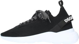 Dsquared2 Sneakers Zwart - Dames - Sneakers - Zwart - 38 1/2 EU - Leer - Schoenen