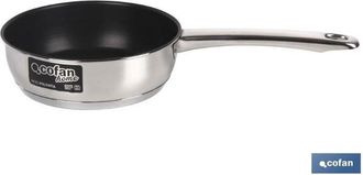 cofan Sarten Inox Induc. Modelo Polenta &Oslash;200 Mm, Sart&eacute;n Modelo Polenta De Inducci&oacute;n Antiadherente. Est&aacute; Fabricada En Acero Inoxidable 18/10 De Muy Buena Cal