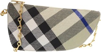 Burberry Pre-owned Burberry Micro Supernova Check Canvas Shield Crossbody Ladies 436XIC9OULPXO46E