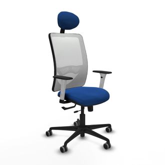 Piqueras y Crespo Silla De Oficina Piqueras Y Crespo Zulema Blanco Mecanismo Sincro