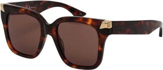Alexander McQueen Dames, Accessoires, Bruin, Maat: 53 MM