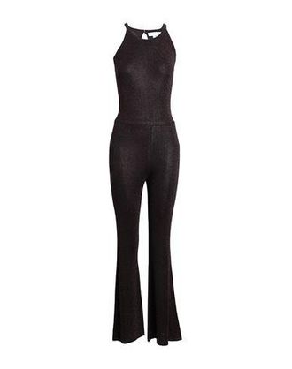 Never Fully Dressed Brown Sparkle Jumpsuit