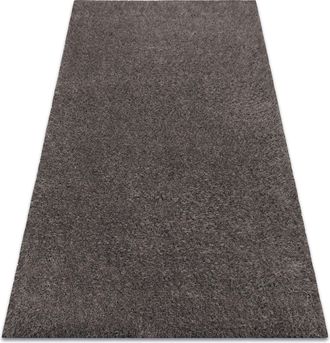 RugsX Rugsx - Alfombra Buenos 6646 Shaggy Monocolor, Liso Gris Grey 180x270 Cm