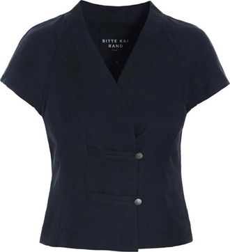 Bitte Kai Rand Sukasu Blouse - Dames - Blouses - Zwart - L - Leer - Overhemden