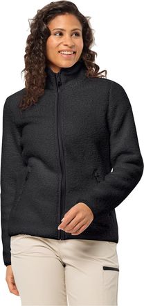 Jack Wolfskin Womens High Curl Fleece Jacket - Black