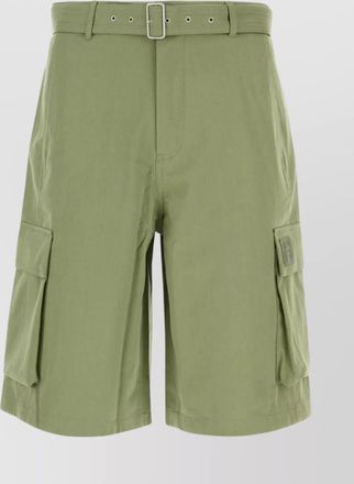 Maison Kitsun&eacute; cotton cargo bermuda shorts