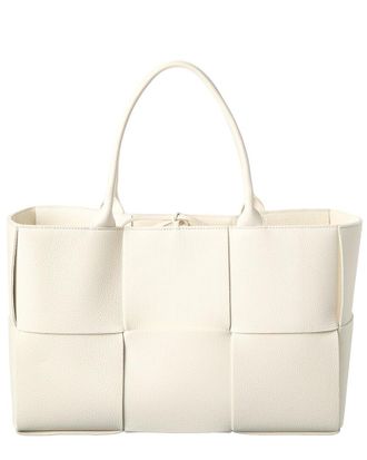 Bottega Veneta Arco Maxi Intrecciato Leather Tote