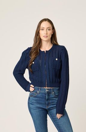 BTB Los Angeles Jade Cardigan in Navy at Nordstrom, Size X-Small