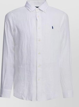 Polo Ralph Lauren logo shirt button down collar long sleeves