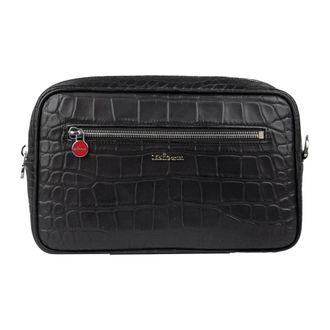 Kiton Crocodile Pochette - male - Kiton - Bags - Black - ONE SIZE - Bags