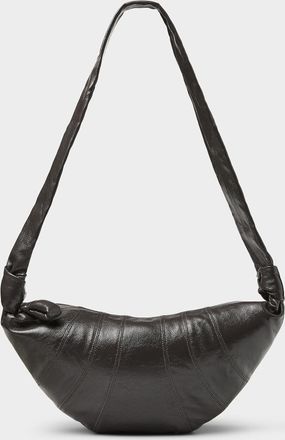 Christophe Lemaire Womens Medium Croissant coated fabric bag