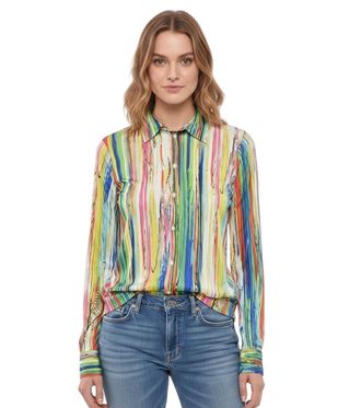 Dsquared2 Multicolor Regular Printed Shirt
