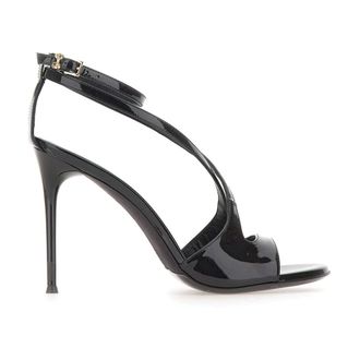 Sergio Levantesi Schoenen, Dames, Zwart, 40 EU, Leer, Rebel 6 Sandaal