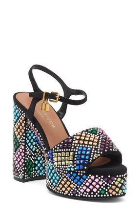 Kurt Geiger Brixton Platform Sandal in Charcoal at Nordstrom Rack, Size 5.5Us / 35.5Eu