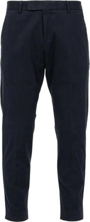 Pantaloni Torino Carrot Fit Chino Broek - Heren - Chinos - Blauw - XL - Katoen - Broeken