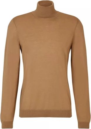 HUGO BOSS Coltrui - Heren - Coltruien - Beige - 2XL - Truien & Vesten