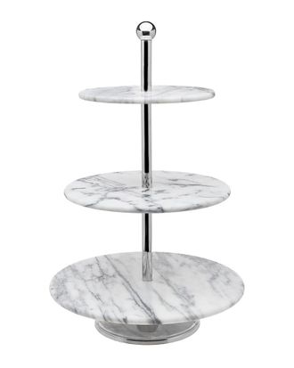 Godinger Arian Marble 3 Tier Server