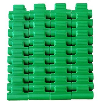 OEM Abrazaderas Para Invernadero, Abrazaderas De Pl&aacute;stico Para Tubos De 16 Mm Para Postes De Plantas, Cubierta De Aluminio, Malla - Crezuo